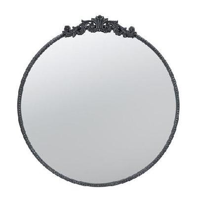 arch round ornate metallic ready hand wall mirror decoration acanthus leaf design