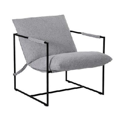 armchair lounge chair sling grey