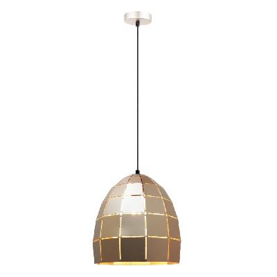 amy modern pendant lamp light es champagne gold tiled ellipse