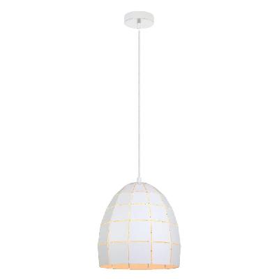 amy modern pendant lamp light es matte white tiled ellipse