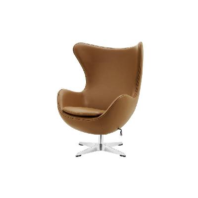 arne jacobsen egg accent lounge relaxing chair replica black