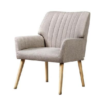 artiss armchair lounge chair armchairs accent chairs sofa couch fabric beige