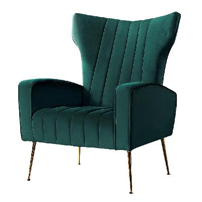 artiss armchair lounge chairs accent armchairs chair velvet sofa green seat