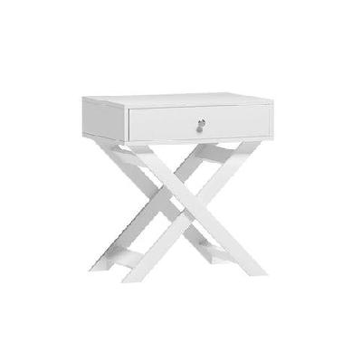 artiss bedside table drawers side table storage cabinet nightstand white qara