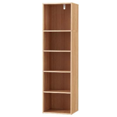 artiss bookshelf 5 tiers milo pine