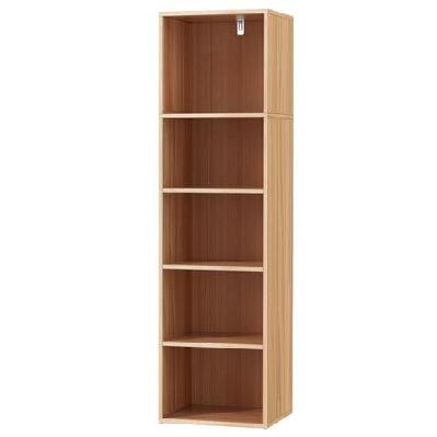 artiss bookshelf 5 tiers milo pine