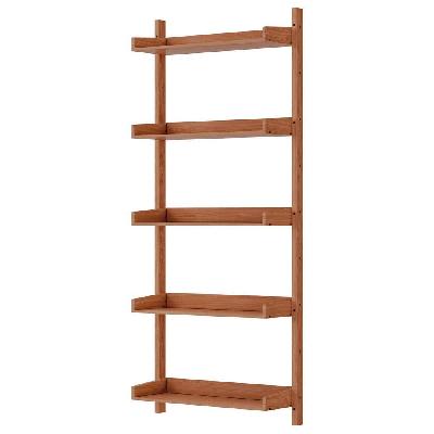 artiss bookshelf floating shelf  capiz oak