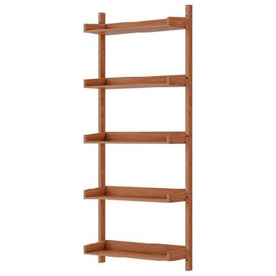 artiss bookshelf floating shelf  capiz oak