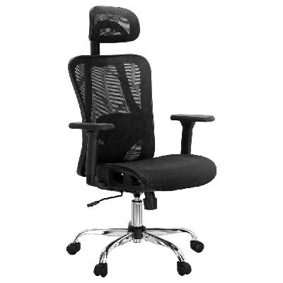 artiss ergonomic office chair recline black