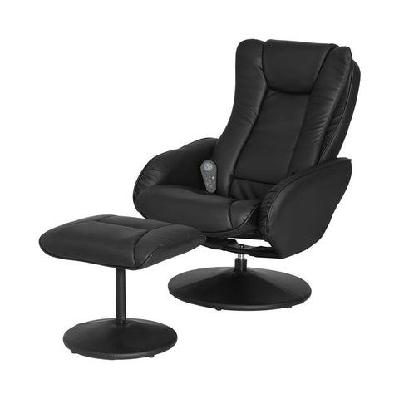 artiss recliner chair electric heated massage chairs faux leather cobble