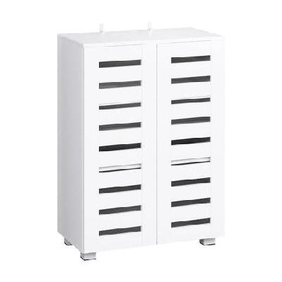 artiss shoe cabinet 20 pairs 5-tier white alster