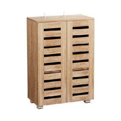 artiss shoe cabinet 20 pairs 5-tier wood alster