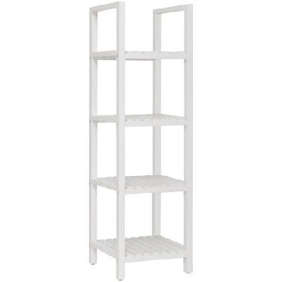 arven 4-tier bathroom multipurpose display storage shelf - white