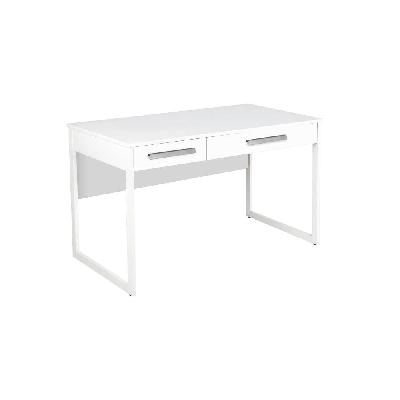 ashley computer study writing home office desk w/ 2-drawers - white