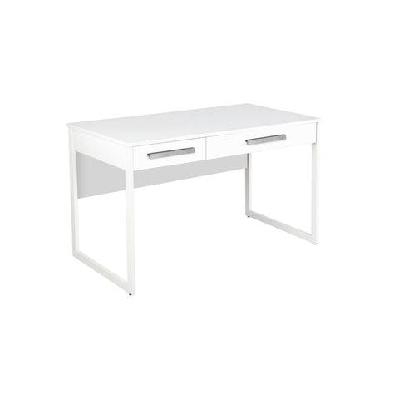 ashley computer study writing home office desk w/ 2-drawers - white