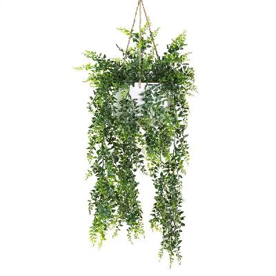 baker fern artificial faux plant decorative 94cm in hanging pot