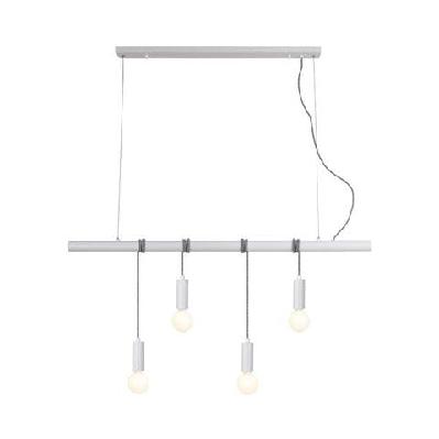 bannister 4 lights modern elegant pendant lamp ceiling light - white