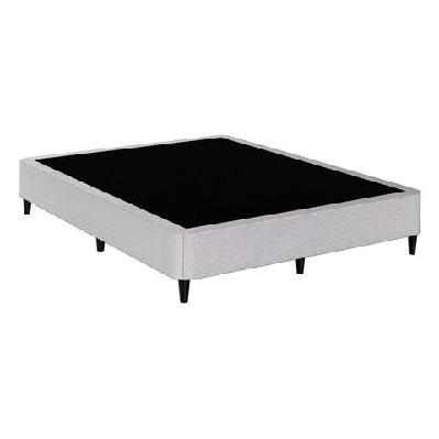 bed frame double size metal grey mason