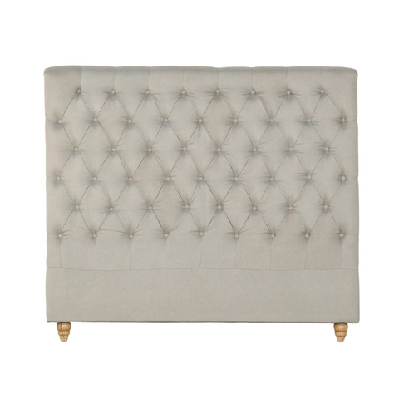 bed head king size french provincial headboard upholsterd fabric beige