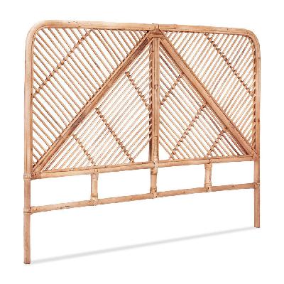 bed headboard queen bedhead rattan - fred pine