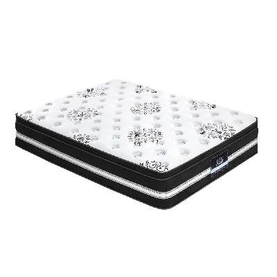 bedding donegal euro top cool gel pocket spring mattress 34cm thick – queen