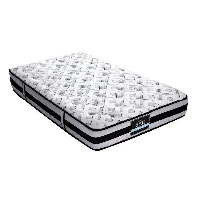 bedding rumba tight top pocket spring mattress 24cm thick – single