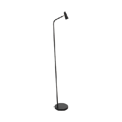 bexley modern standing floor lamp light metal black sand