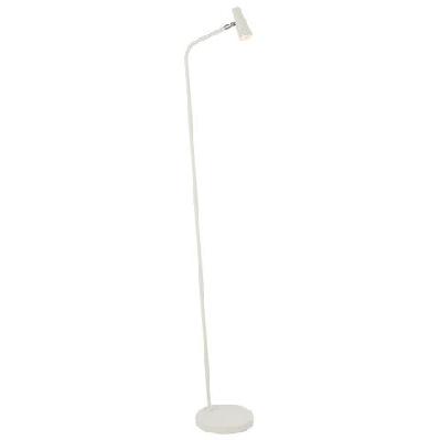 bexley modern standing floor lamp light metal grey sand