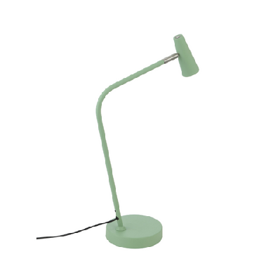 bexley modern table desk lamp light metal green sand