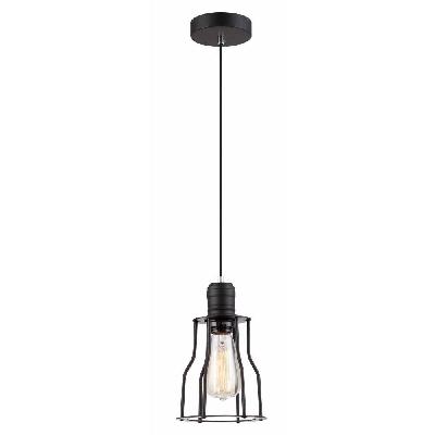 blackband pendant lamp light interior es black wire beer glass (angled cage) od156mm
