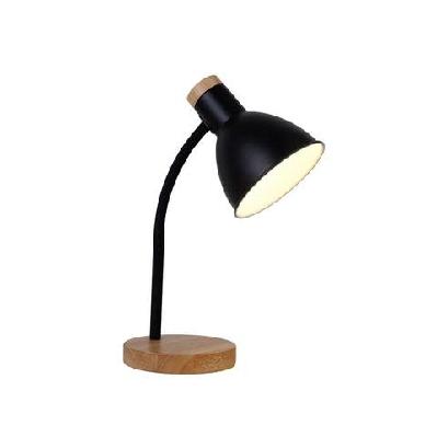 blanche modern elegant table lamp desk light - black