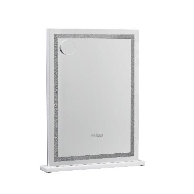 bluetooth makeup mirror 58x80cm hollywood vanity with led light crystal