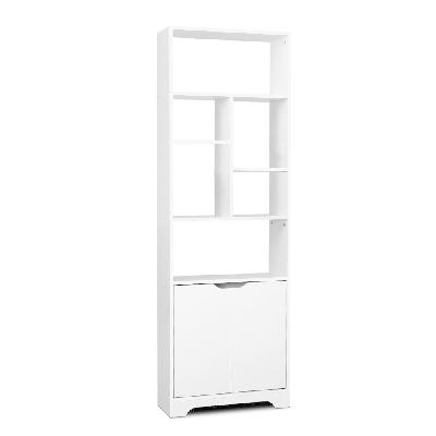 bookshelf display shelf adjustable storage cabinet bookcase stand rack