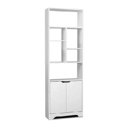 bookshelf display shelf adjustable storage cabinet bookcase stand rack