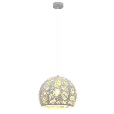 botanica pendant lamp light interior es white embossed dome od300mm with white