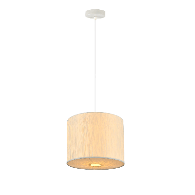bourke hanging pendant light small - white