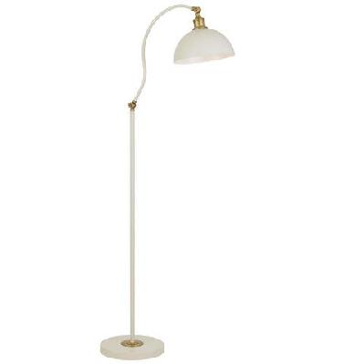 brevik modern standing floor lamp light metal beige satin