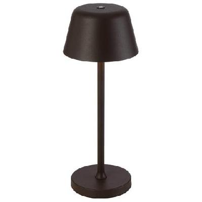 briana modern table desk lamp light metal brown sand