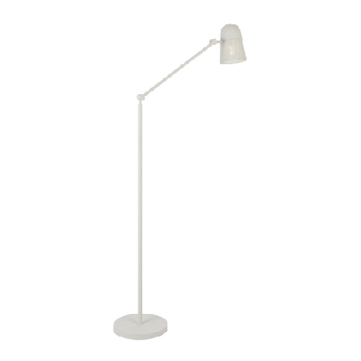 cadena modern standing floor lamp light metal white sand