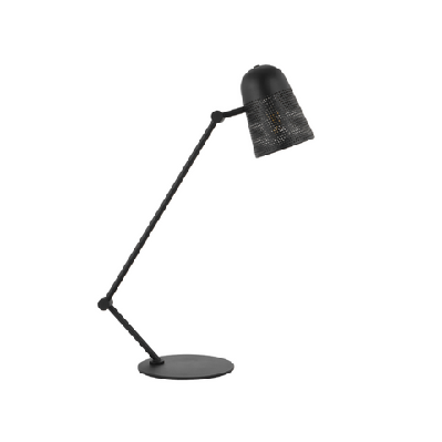 cadena modern table desk lamp light metal black sand