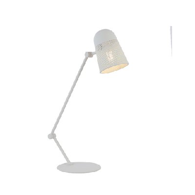 cadena modern table desk lamp light metal white sand