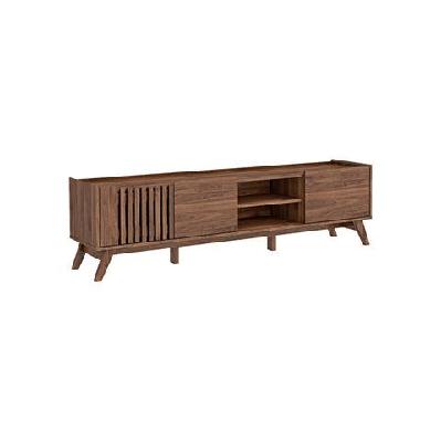 cambrie lowline entertainment unit tv stand organizer 180cm walnut