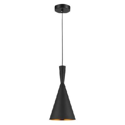 caviar pendant lamp light interior es black cone od190mm