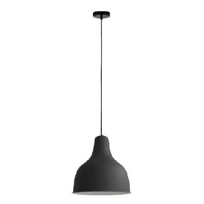 charlie modern hanging pendant light - black