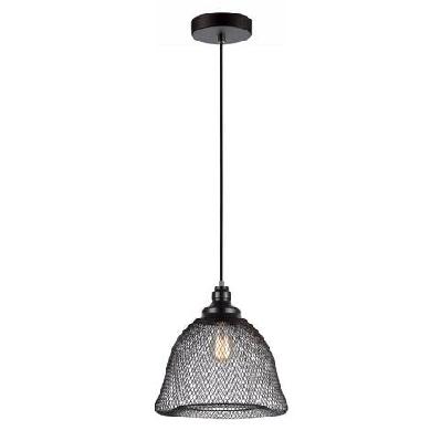 cheveux pendant lamp light interior es black mesh bell od330mm