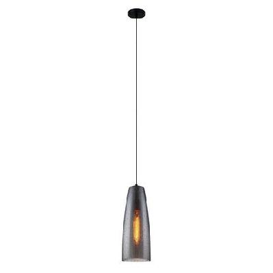chuva pendant lamp light interior es smoke black glass ellipse with rain drop od135mm