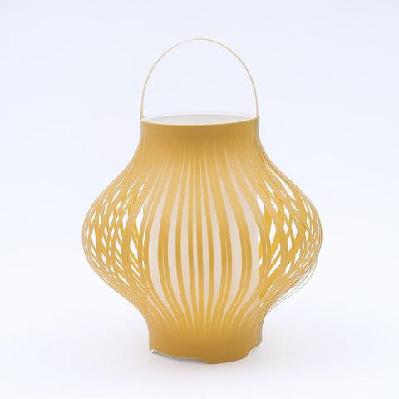 claire outdoor retractable lantern decoration table lamp yellow