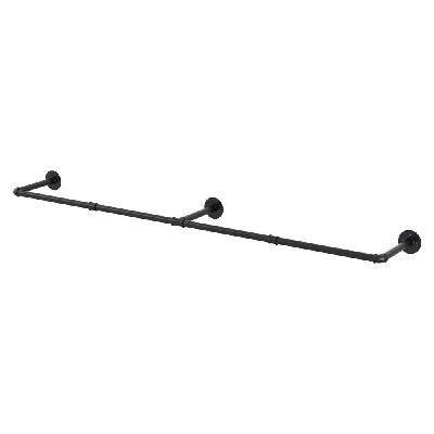 clothes rack floating metal