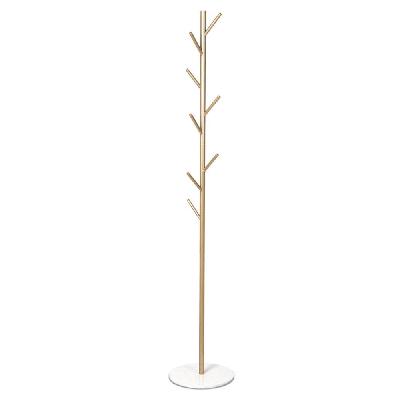 clothes stand garment coat rack metal rail portable hanger stand organizer gold