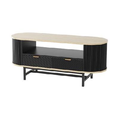 coffee table drawer shelf woodandblack